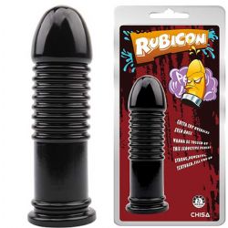 Rubicon Siyah 19.5 cm Boy x 6 cm ap Kaln Anal Plug | C-CH3092