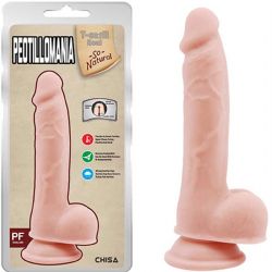 19.5 cm Boy 3.4 cm ap Vantuzu Testisli Realistik Penis C-CH7209