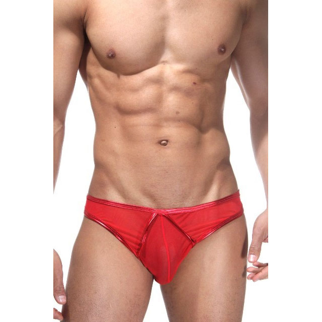 Kirmizi Tl Kumastan Erotik Erkek Slip ART-15036