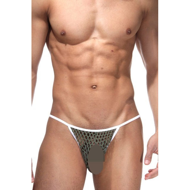 YESIL FILEDEN SEKSI ERKEK SLIP AMASIRI ART-15089