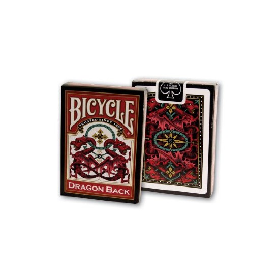 Bicycle Dragon Back Red Kirmizi Poker Iskambil Oyun Karti Kagidi
