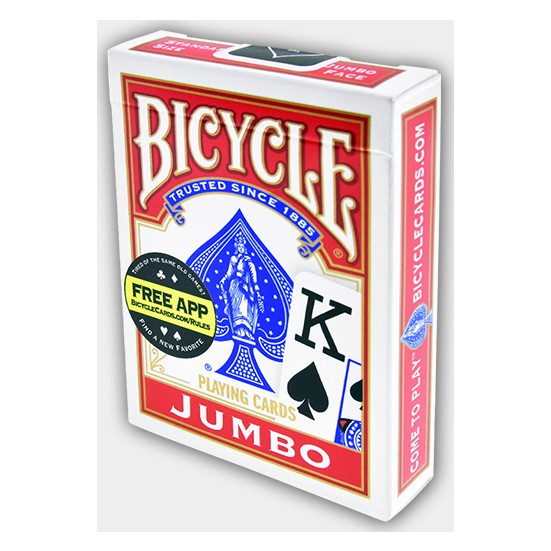  Bicycle Jumbo Oyun Kad Krmz