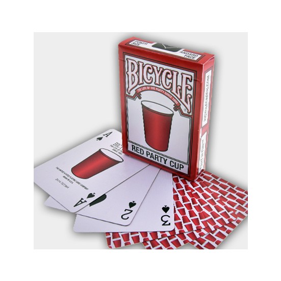 Bicycle Red Cup Oyun Kagidi