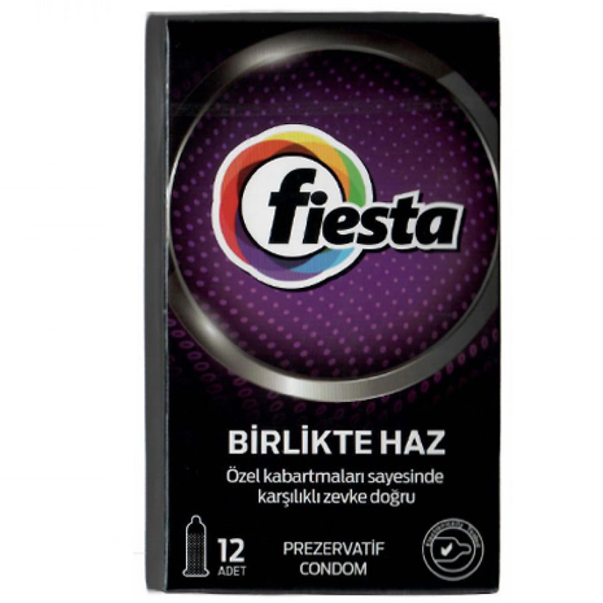 Fiesta Benekli Kabartmalı Prezervatif C-1589