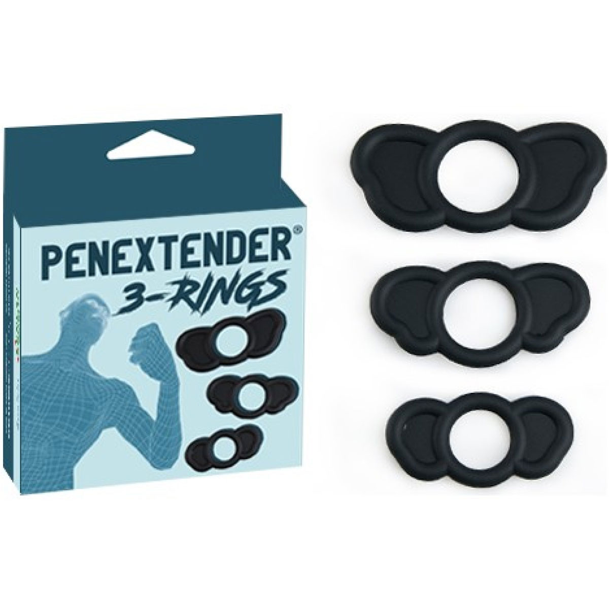 Penextender 3 Adet Penis Halkasi C-460