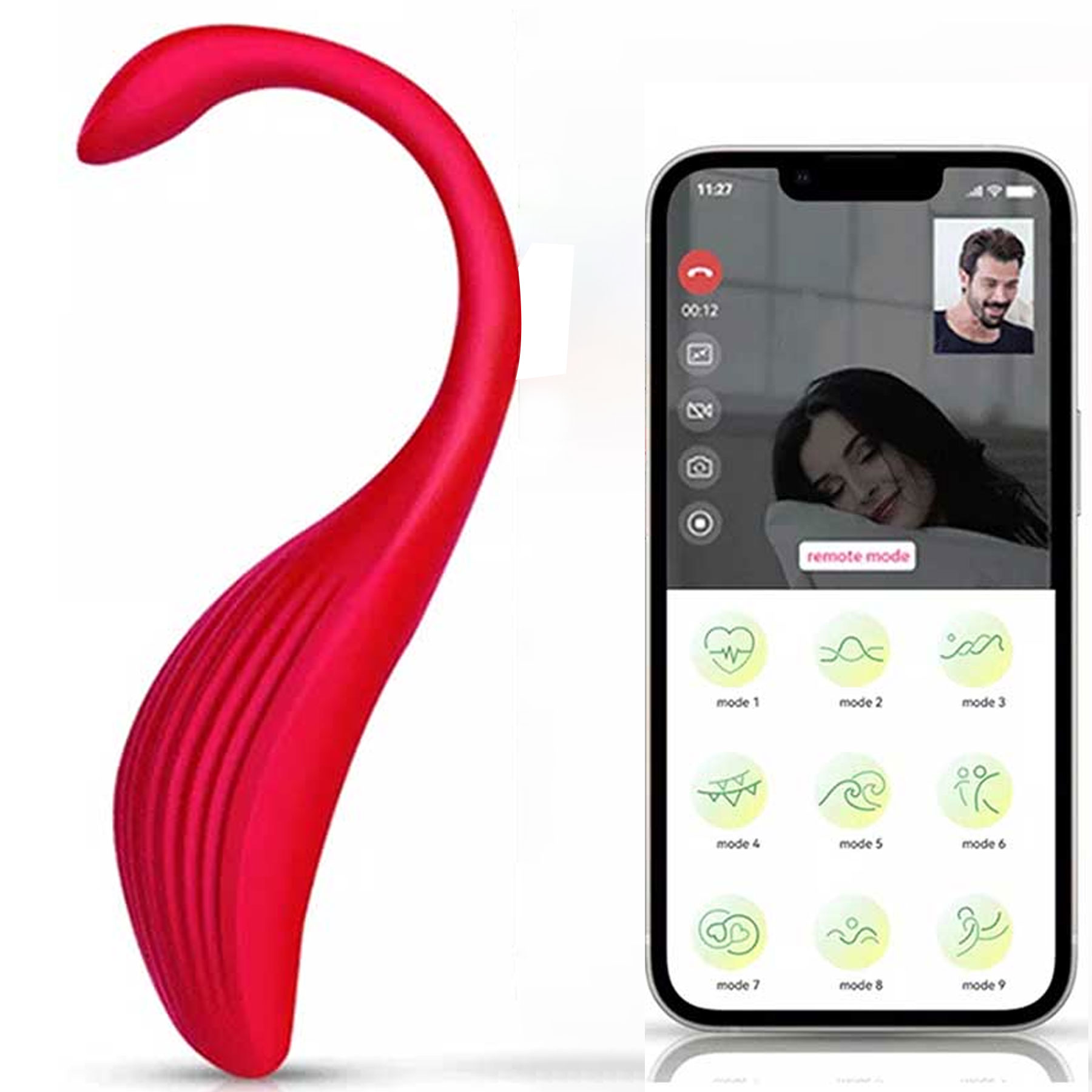 Telefon Kontroll Flamingo Vibratr - Essiz Zevk Deneyimi Parmaklarinizin Ucunda C-7364