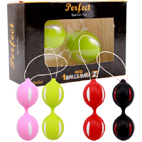 10.3 cm Boy 3.7 cm apinda Zevk & Kegel Egzersiz Topu - Black Mont C-CH0018