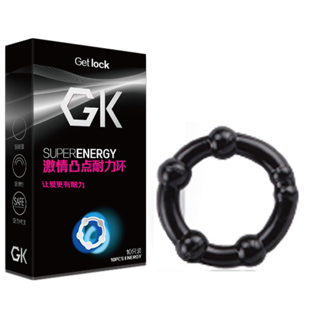 Sinirsiz Enerji ve Performans: Super Energy 10 lu Penis Halkasi Seti C-CH0079