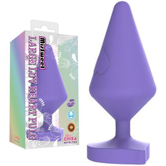 MsSweet 11 cm Boy 4.6 cm ap Kalpli Tutmali Yumusak Dokulu Anal Plug C-CH3054