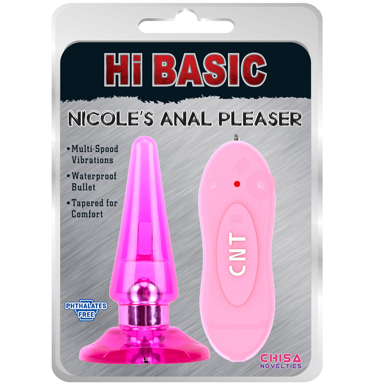 NicoleS Anal Pleasure Titreşimli 10.5 cm Anal Plug C-CH3093