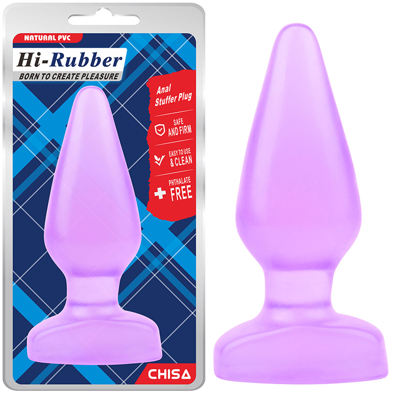 Hi-Rubber Jel Anal Plug 15.5 cm Boy 5.6 cm Çap C-CH7310