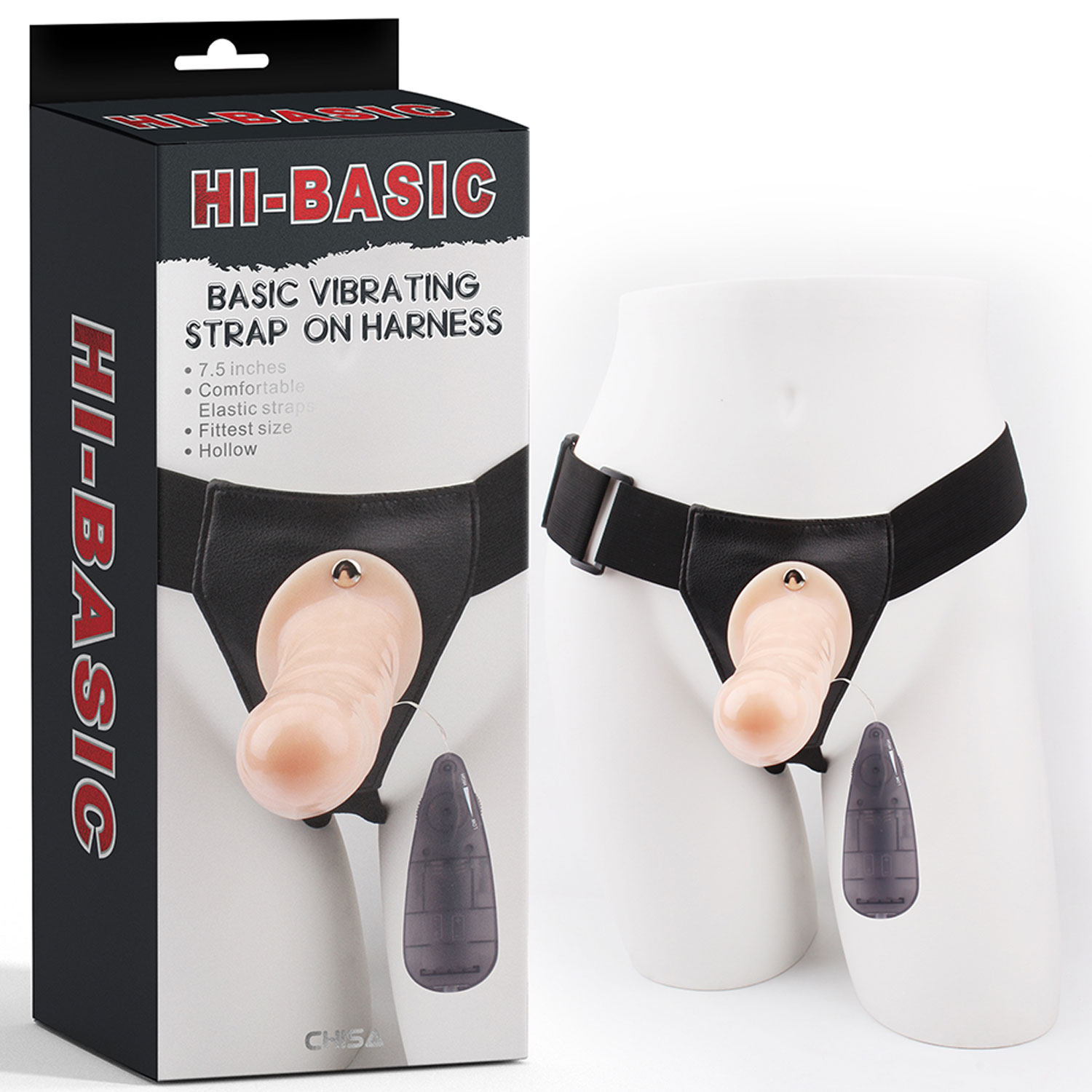 19 cm Boy 4.6 cm ap Titresimli Ii Bos Belden Baglamali Takma Penis C-CH7319