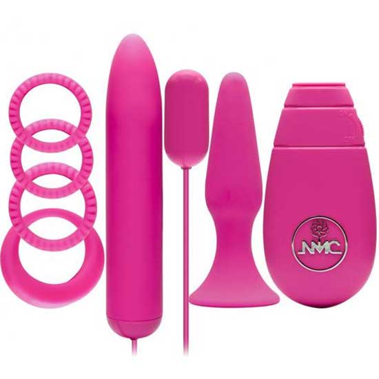 Flirty Kit Atesli Asik iftler 8 Para Orgazm Seti - Pembe C-N0002P