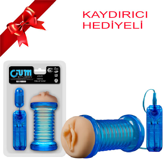 Titresimli Suni Vajina - Cum Explosion Mastrbatr Mavi Renk C-N8023