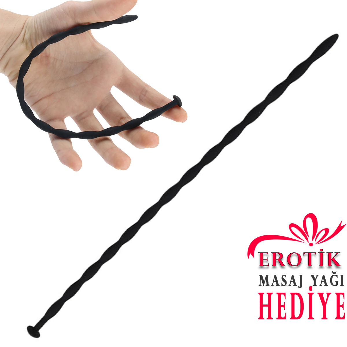 zel Silikondan 30 cm Boy 0.5 cm ap BDSM Penis ubuu C-YN3072