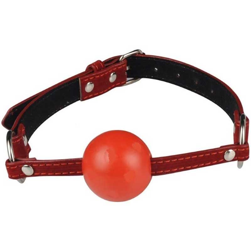BDSM Fetiş Fantezi Ağız Topu Kırmızı L-5005K