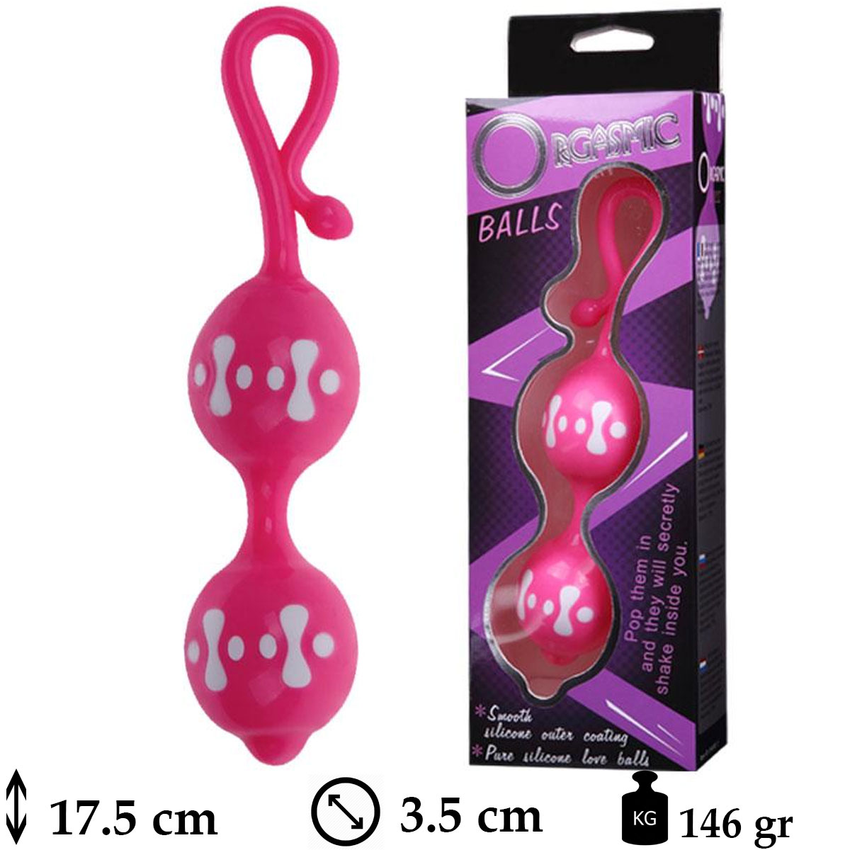 Geisha Balls Ii Miknatisli Anal Vajinal Ikili Orgazm Topu L-B1101