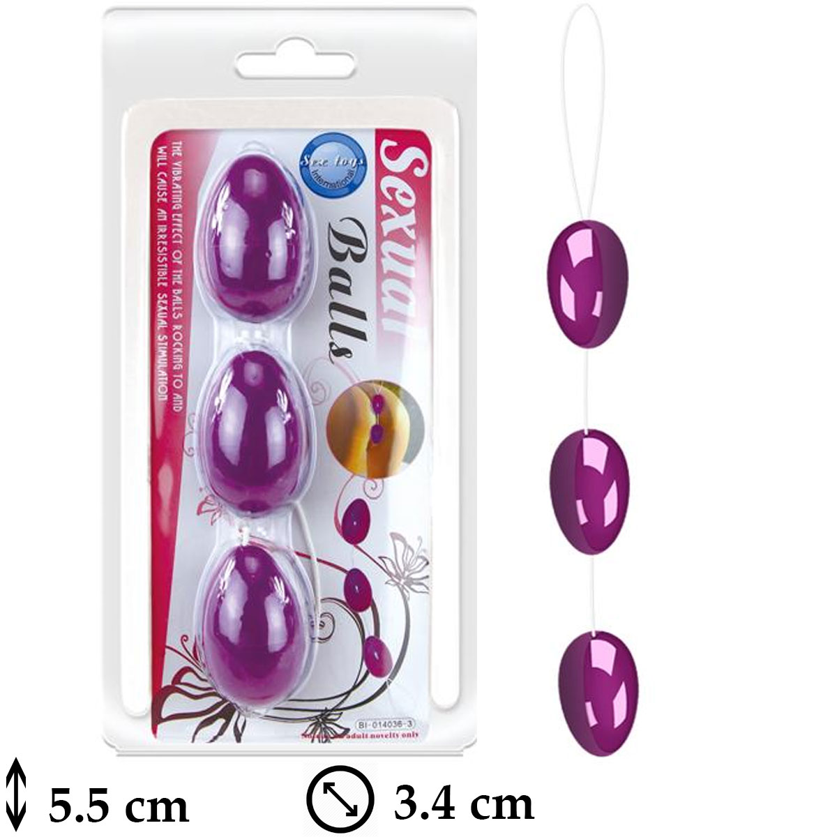 Sexual Balls Anal Vajinal 3 l Zevk Toplari L-B1317