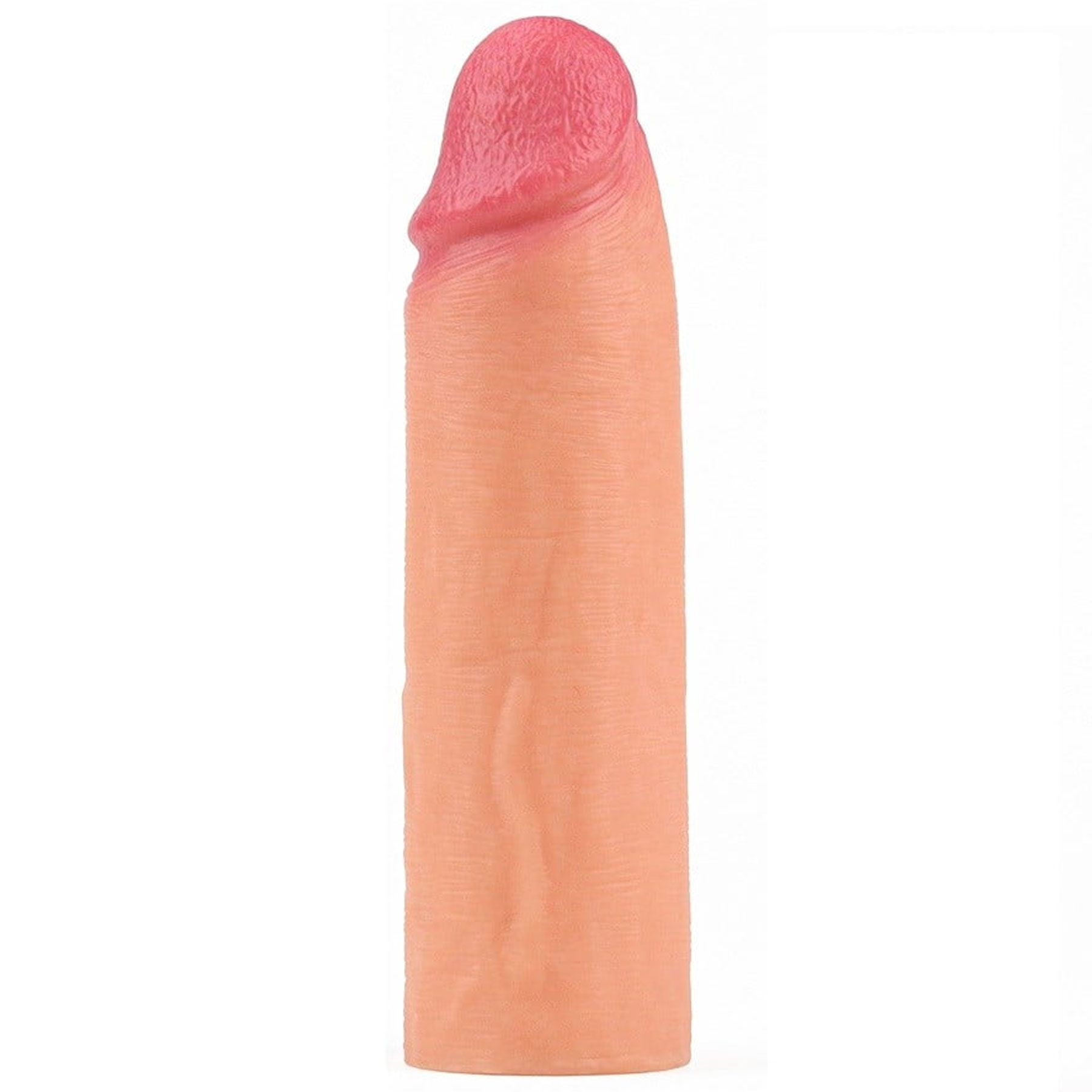 Nature Extender 4.5 cm Uzatmali 16.5 cmPremium Ten RengiSilikonPenis KilifiLLTU-LV4211F