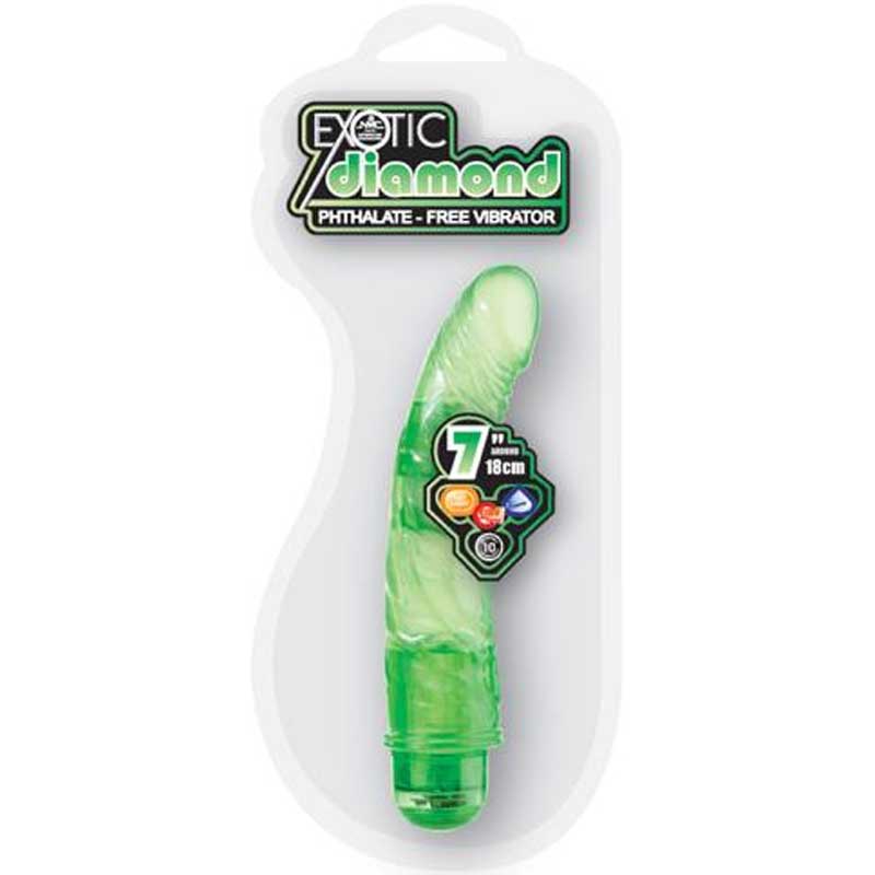 Yesil Renk 18 cm Jel Vibratr C-1163