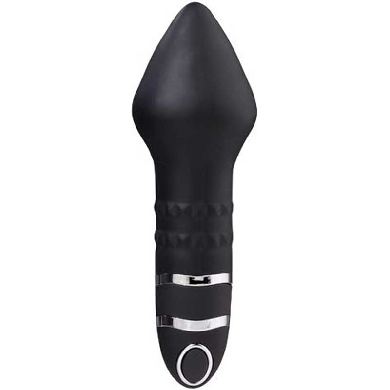 Led Isikli Su Geirmez Titresimli 10 cm Anal Plug C-1184