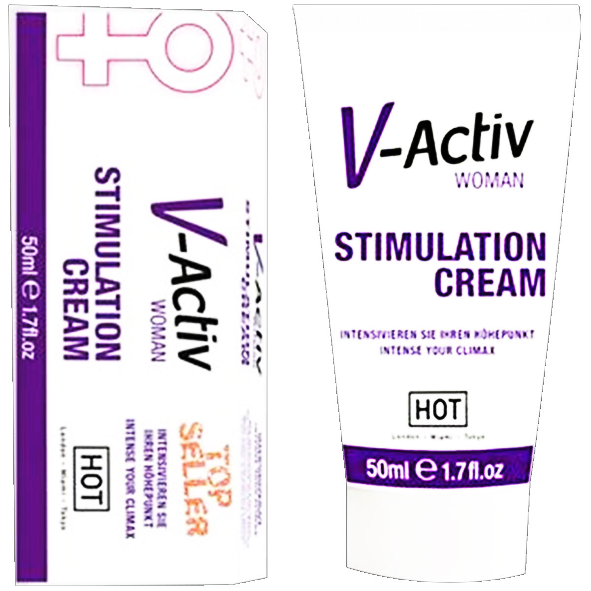 Hot V-Activ Stimulation Cream For Woman Vajina Kremi 50 ml C-1232