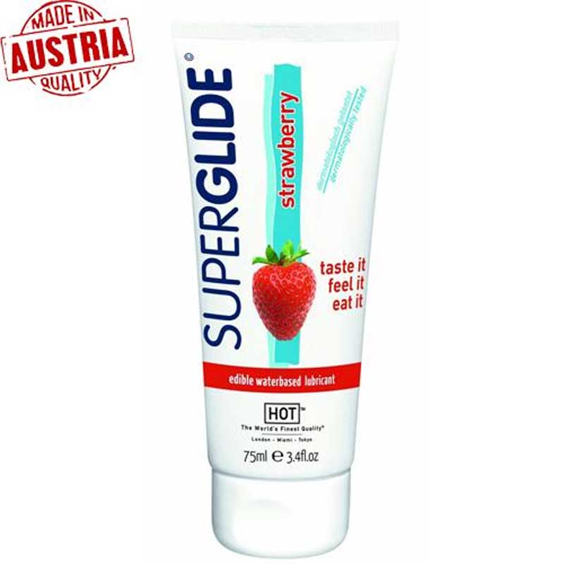 SUPER GLIDE STRAWBERRY 75 ML SU BAZLI ILEK AROMALI LUBRIKANT JEL C-1246