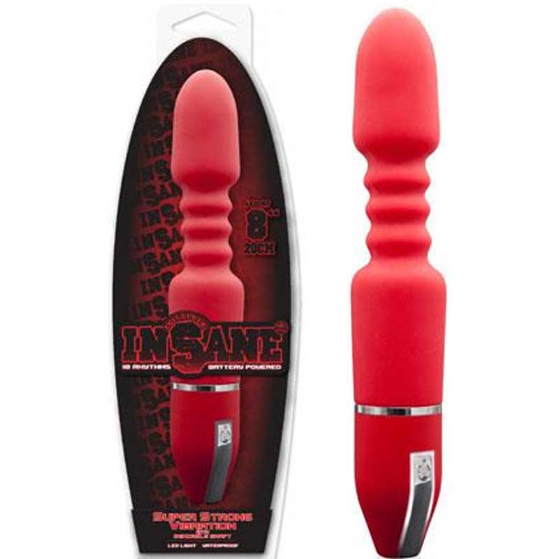 Bklebilir Titresimli Kirmizi 20 cm Anal Tika C-1350