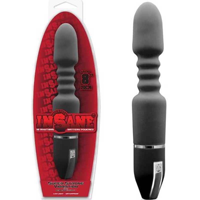 Siyah Bklebilir Titresimli 20 cm Anal Tika C-1350S