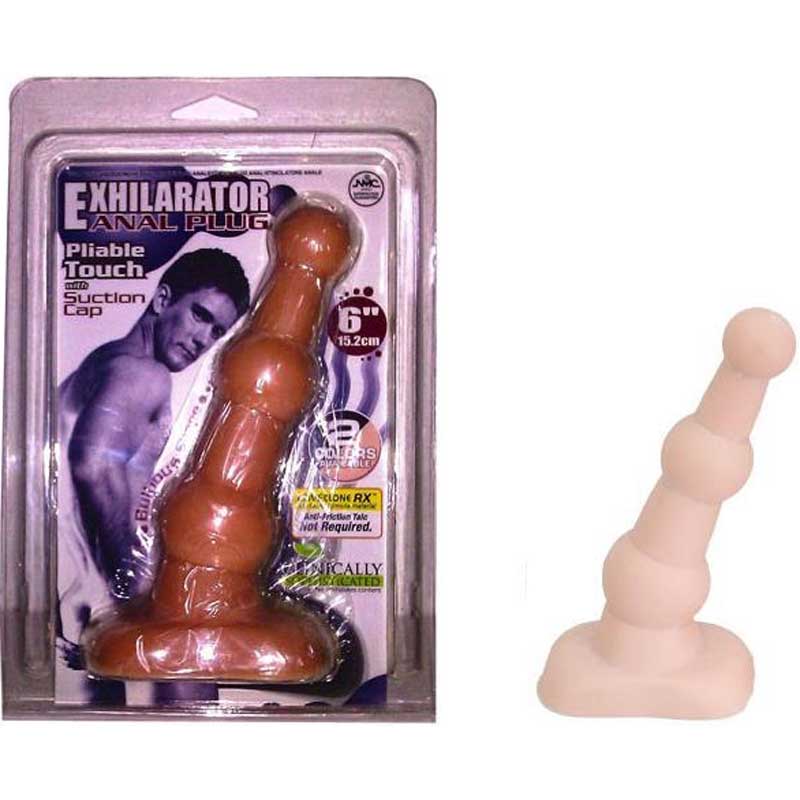 EXHILARATOR  15.2 CM UZUNLUKTA 3 BOGUMLU VANTUZLU GEREK TEN DOKUSUNDA REALISTIK ANAL AICI ANAL PLAG C-151