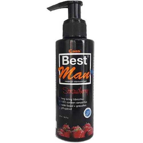 Best Man 150 ml Strawberry Medikal Lubricant Gel ilekli Anal Jel C-1537S