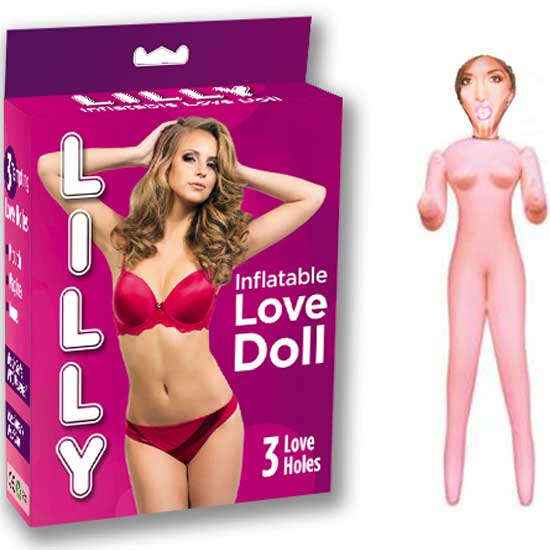 Lilly Love Doll 3 İşlevli gerçekçi Ölçülerde Şişme Kadın Manken C-2020L