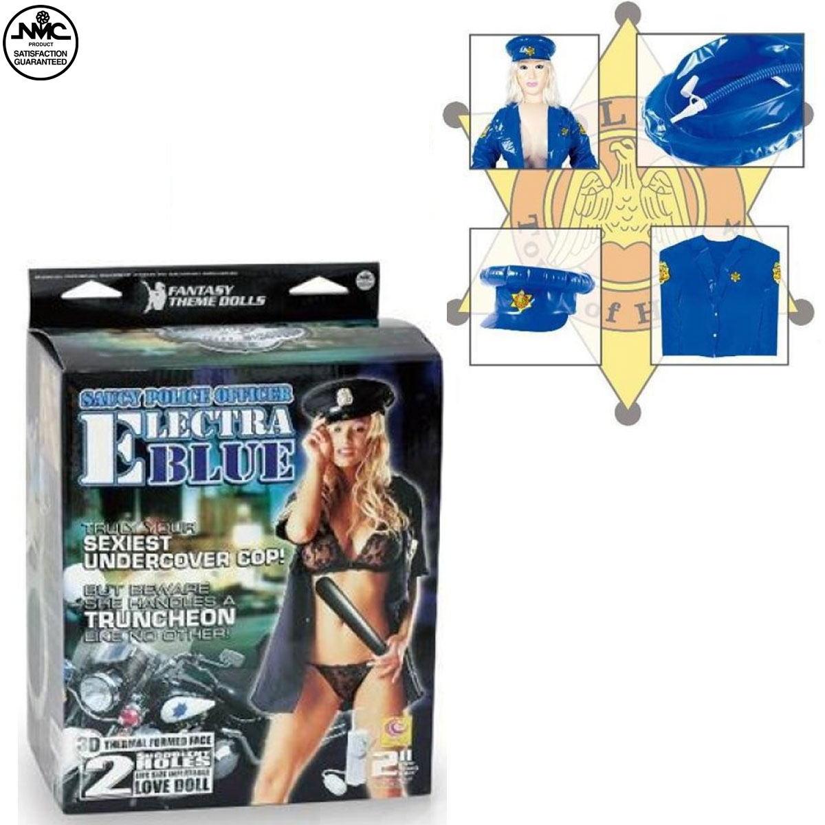 Titresimli 3 Boyutlu Yzl Seksi Polis Sisme Kadin Manken 2 Islevli C-270
