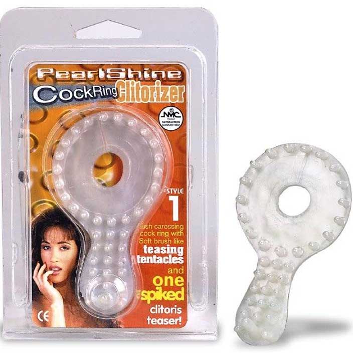 PearlShine Cock Ring Clitorizer Vajina ve Klitoris Uyarici Penis Halkasi C-312