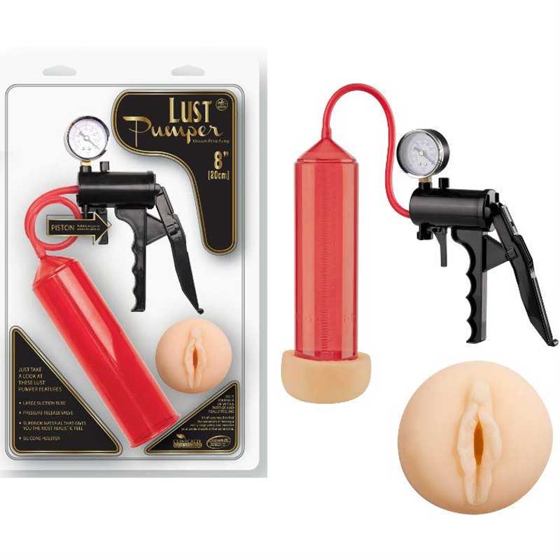 LUST PUMPER 20cm Derinlik Basin lerli Pistonlu Emis Gc Kuvvetli Vajina Girisli Penis Pompasi C-443