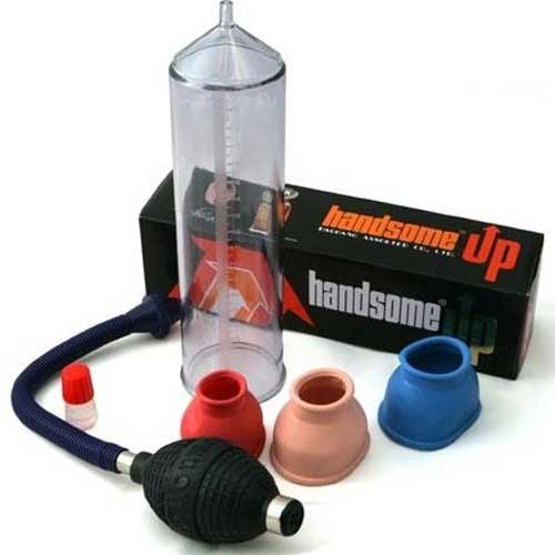 HANDSOME UP 20 cm Boy lekli 3 Farkli Boy Lastikli Penis Pompasi C-451