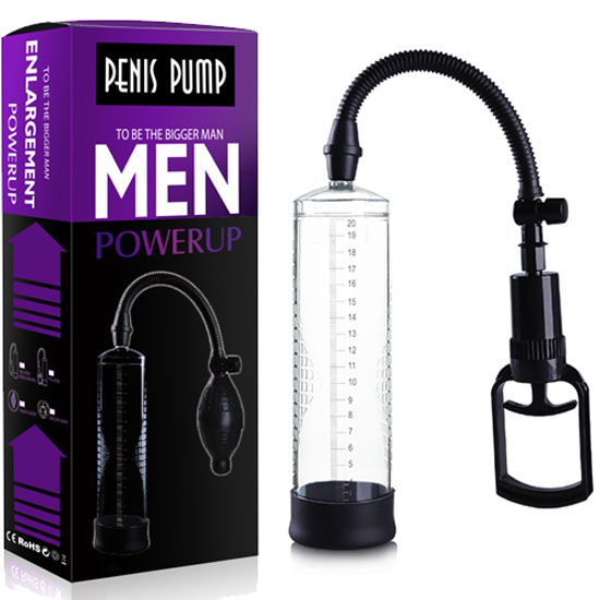 Men Powerup - 20 cm Boy 7 cm ap Fanuslu Tetikli Penis Pompasi C-464