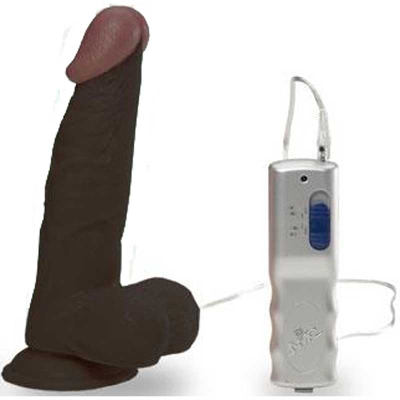 EROTIC MUSCLE 8 IN 20.3 CM ZENCI REALISTIK YAPAY PENIS VIBRASYONLU VANTUZLU TESTISLI C-723