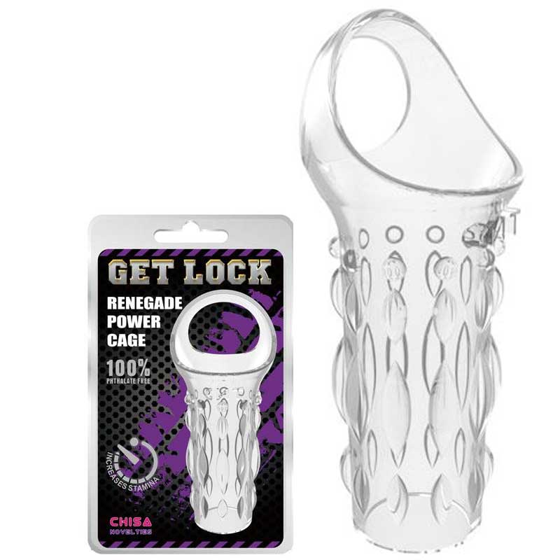 Get Lock Testis Kelepeli Tirtikli Penis Kilifi C-CH0023