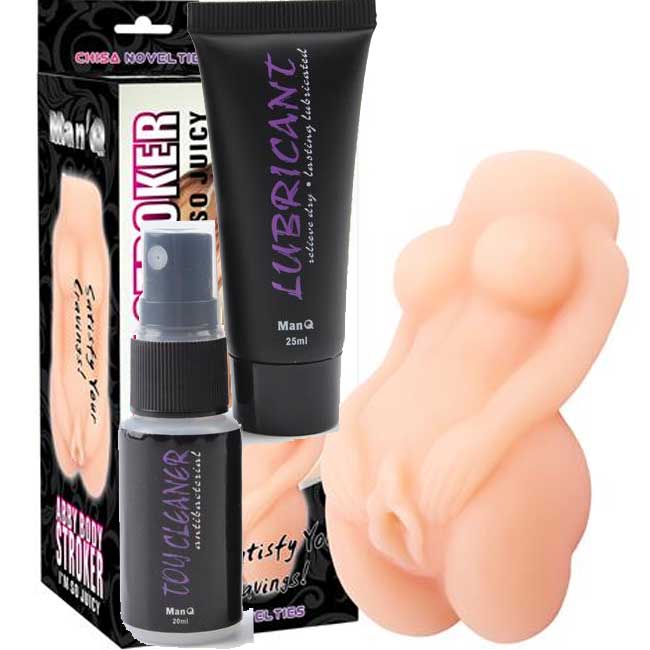 MANQ ABBY - Vcut Seklinde Realistik Siki Delikli Suni Vajina C-CH8033