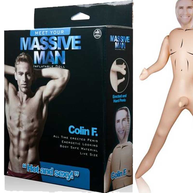 Colin - 19 cm Penisli Gereki llerde Sisme Erkek Manken C-N2004