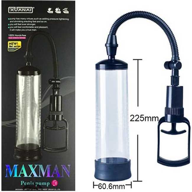 Maxman Penis Pump 22.5 cm x 6 cm Fanuslu Kolay Vakum Etkili Penis Pompas C-X4003