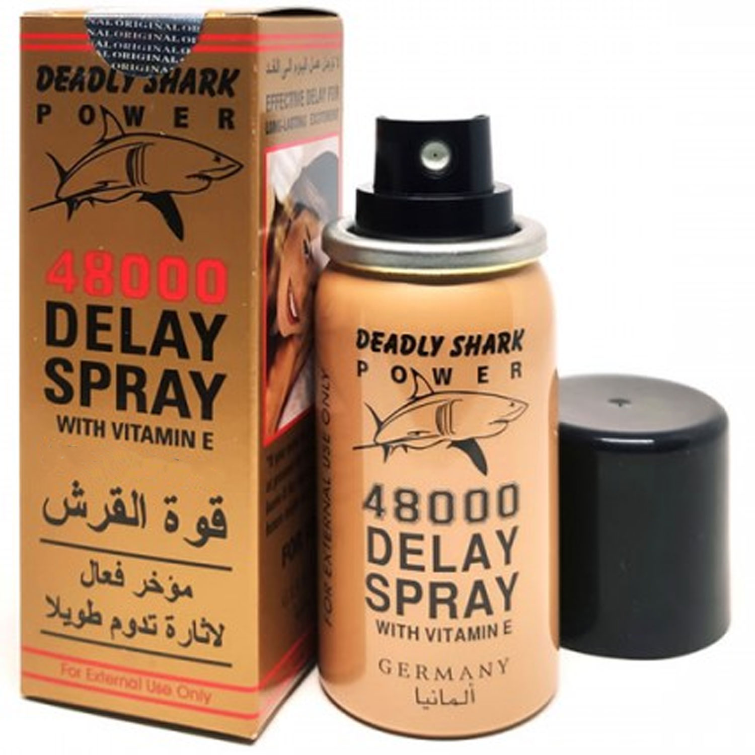 Deadly Shark Power 48000 Delay Spray With Vitamin E Germany