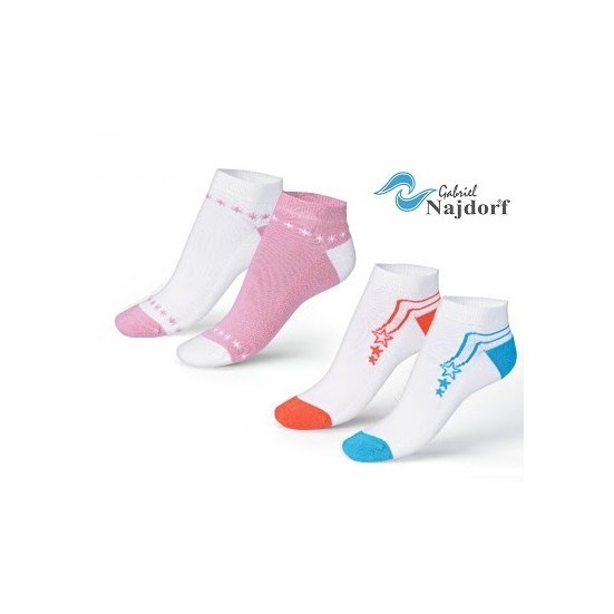 Gabriel Najdorf Kısa Spor Çorap 4'Lü Takım
