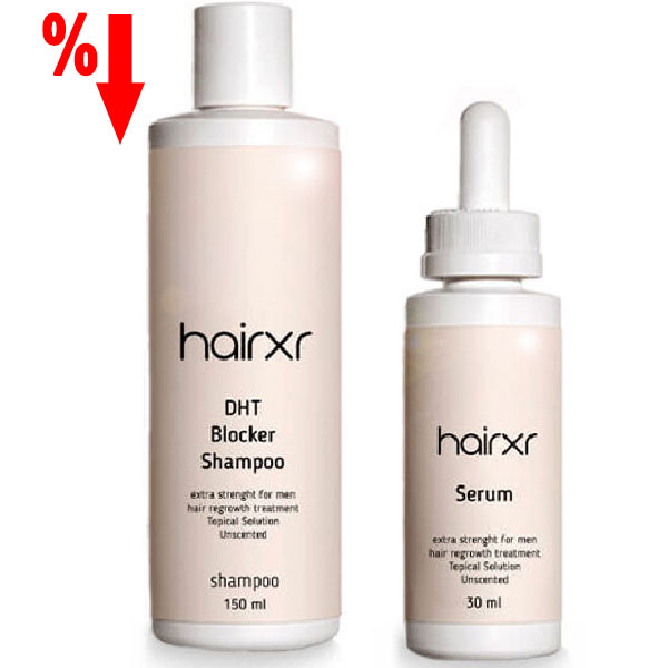 Hairxr Saç Bakım Seti 150ml Şampuan ve 30ml Saç Serumu Seti / 1 er ADET TOPTAN FİYATINA PERAKENDE