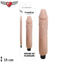 Fantasy Vibe 18 cm Boyunda Titreşimli Sex Vibratörü AL-139-B