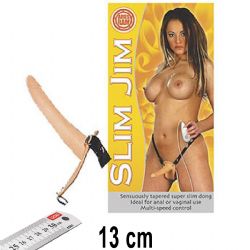 Slim Jim Strapon Ten Rengi 13 cm Boy Titresimli Protez Penis AL-3701-02