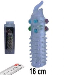 Extension Sleeve Özel Uyarıcı Yüzeyli Penis Kılıfı AL-6s-12340