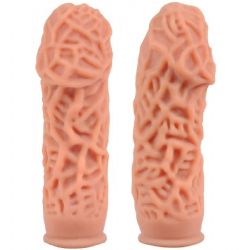 Cock Sleeve Zevklendirici Ag Gvdeli Realistik Et Dokusunda Penis Kilifi AL-ES-012