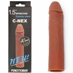 4 cm Uzatmali Ten Renginde Penis Kilifi 17 cm C-0088